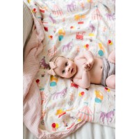 Captain Silly Pants  Bamboo Triple-layer Blanket-Circus